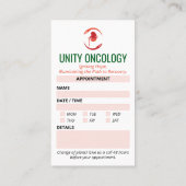 オンコロジークリニック事業 | シンプルアポイントメント 名刺 (裏面)