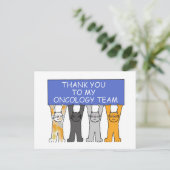 オンコロジーチーム感謝してい ポストカード (スタンド正面)
