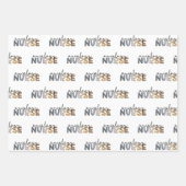 オンコロジーナースオンコロジー看護RN ラッピングペーパーシート (正面)