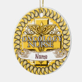 オンコロジーナースカドゥセウスオーナメント セラミックオーナメント (左)