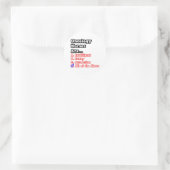 オンコロジーナースクイズ…ジョーク ラウンドシール (バッグ)