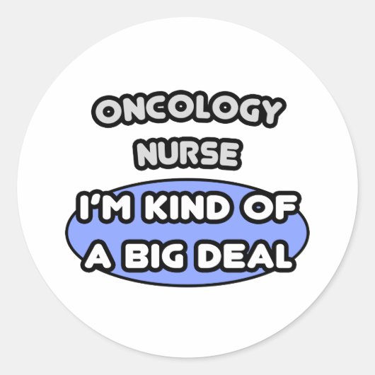 オンコロジーナース...大きな取引の種類 ラウンドシール (正面)