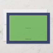 オンザグリーン·ファザーズ·デイ·招待状 招待状 (裏面)