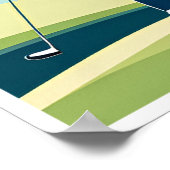 オンザコースゴルフアートプリント ポスター (角)