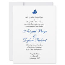 「オンザシー」結婚式招待状