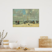 オンザジェティユージェーヌブダンファインアート ポスター (キッチン)