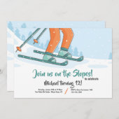 オンザスロープスキー招待状 招待状 (正面/裏面)