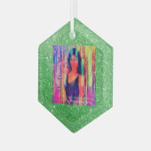 オンザダンスフロアリミックスオーナメント ガラスオーナメント (正面左)