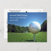 オンザティーゴルフ招待状 インビテーションポストカード (正面/裏面)