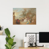 オンザテラス – ジーンバプティステパターファインアート ポスター (ホームオフィス)