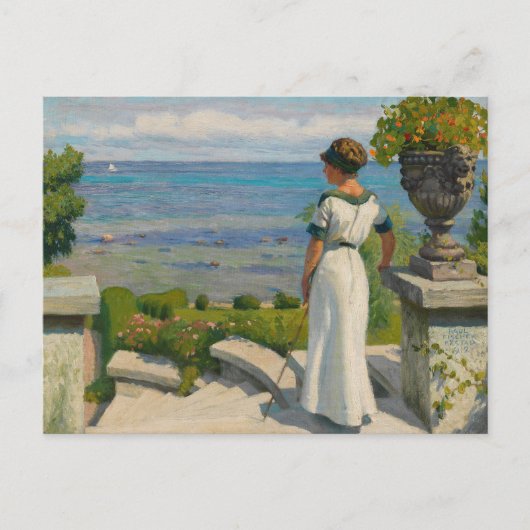 オンザテラス | ポール・フィッシャー ポストカード (正面)