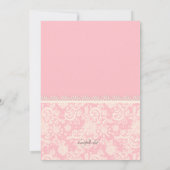 オンザトゥーズバレエ招待状 招待状 (裏面)