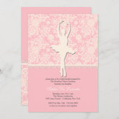 オンザトゥーズバレエ招待状 招待状 (正面/裏面)