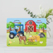 オンザファーム招待状 招待状 (スタンド正面)