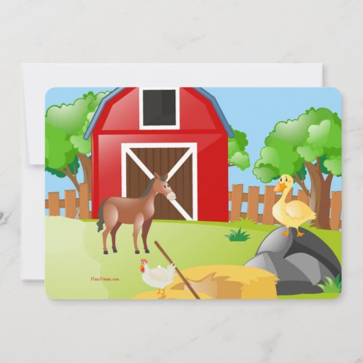 オンザファーム招待状 招待状 (裏面)