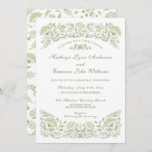 オンザプレーリー結婚式招待状 招待状 (正面/裏面)