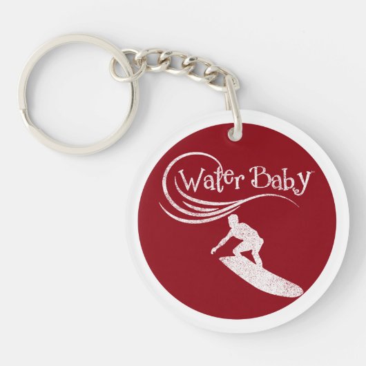 オンザボードサーフィンキーチェーン キーホルダー (正面)