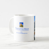 オンザリッジ自然アート美しい コーヒーマグカップ (正面左)