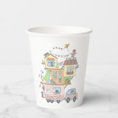 オンザロードファミリーキャンピングトレーラー 紙コップ (裏面)