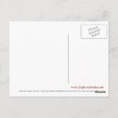 オンス（ユキヒョウ） ポストカード (裏面)