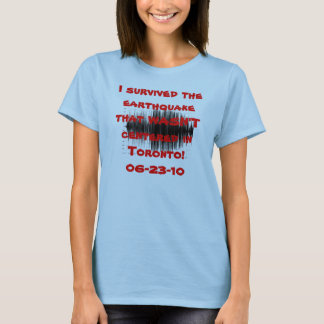 オンタリオの地震 Tシャツ