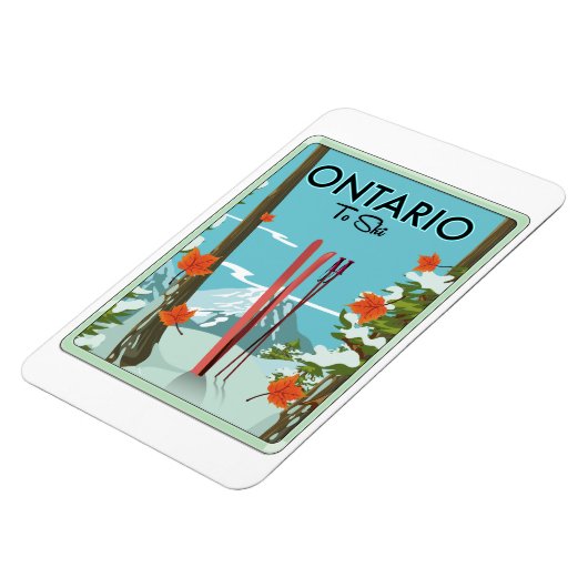 オンタリオツースキー マグネット (左側)
