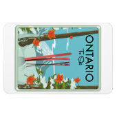 オンタリオツースキー マグネット (横)