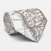 オンタリオヴィンテージの地図（1850年） ネクタイ (ロール)