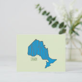 オンタリオ地図はがき ポストカード (スタンド正面)