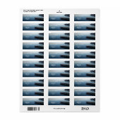 オンタリオ州キングストン湖。湖の美しい写真… ラベル (フルシート)