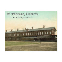 オンタリオ州セントトーマス – MC鉄道駅c. 1910