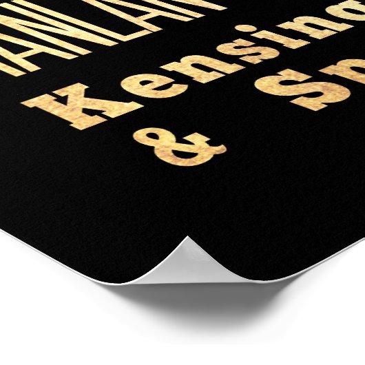 オンタリオ州トロントの観光スポットと名所 ポスター (角)