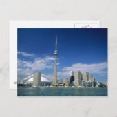 オンタリオ州トロントのCNタワーとスカイドーム ポストカード (正面/裏面)