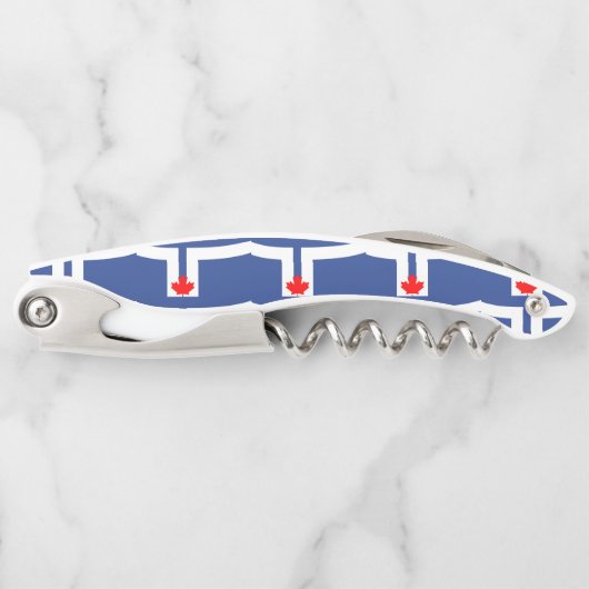 オンタリオ州トロントウェイター国旗 ソムリエナイフ (正面)