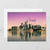 オンタリオ州トロントキャピタルカナダシティスカイライン ポストカード (正面/裏面)