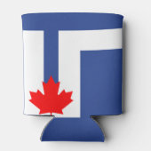 オンタリオ州トロント国旗 缶クーラー (裏面)