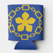 オンタリオ州ハミルトン国旗 缶クーラー (裏面)