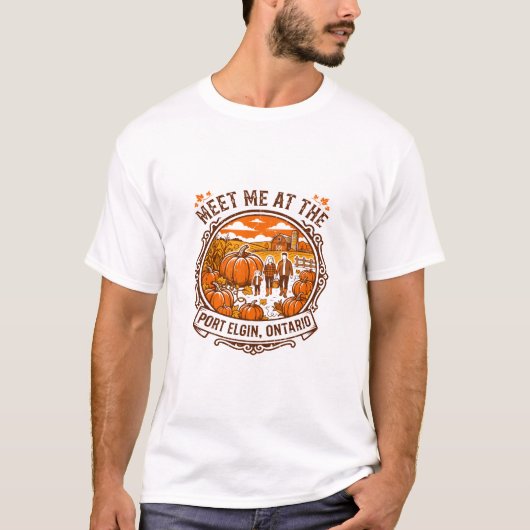 オンタリオ州ポートエルジンで会いましょう Tシャツ (正面)