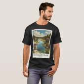 オンタリオ州マニトゥーリン島淡水の島の風景 Tシャツ (正面フル)