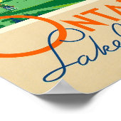 オンタリオ州レイケラン、カナダ鉄道 – 旅行 ポスター (角)