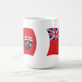 オンタリオ州旗マグカップ コーヒーマグカップ (中央)