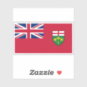 オンタリオ州旗 シール (シート)