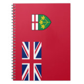 オンタリオ州旗 ノートブック (正面)