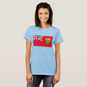 オンタリオ州旗Tシャツ Tシャツ (正面フル)