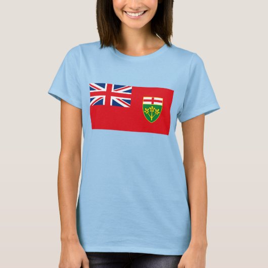 オンタリオ州旗Tシャツ Tシャツ (正面)