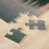 オンタリオ湖に反映されたダウンタウントロントスカイライン ジグソーパズル (側面)