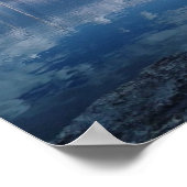 オンタリオ湖に帆船 ポスター (角)