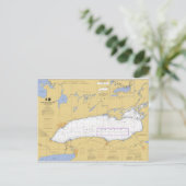 オンタリオ湖のチャ航海のート ポストカード (スタンド正面)