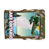 オンタリオ湖の北米便のポスター マグネット (横)