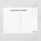 オンタリオ湖の漕ぎ船 ポストカード (裏面)